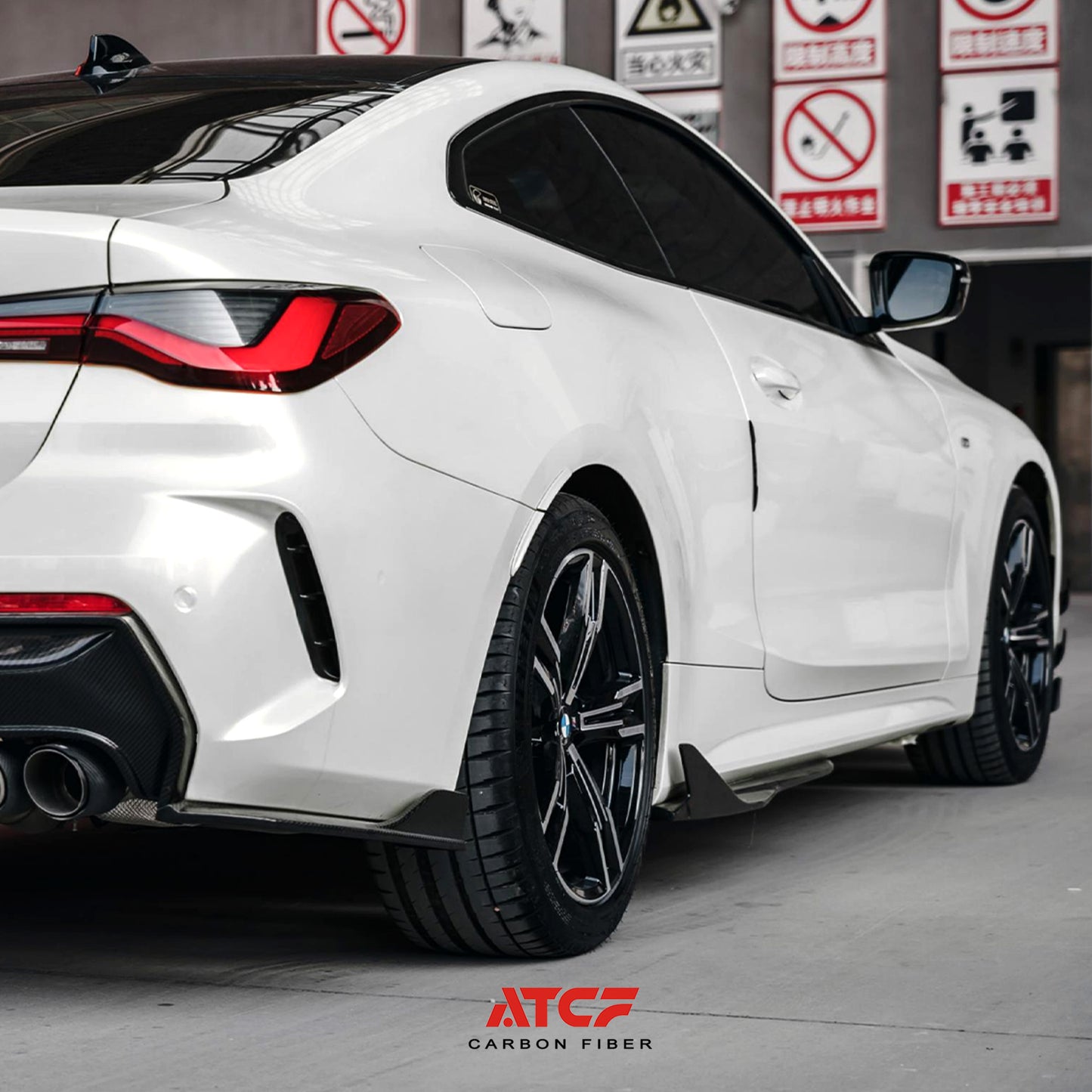 BMW G22 G23 Carbon Fiber Side Skirts