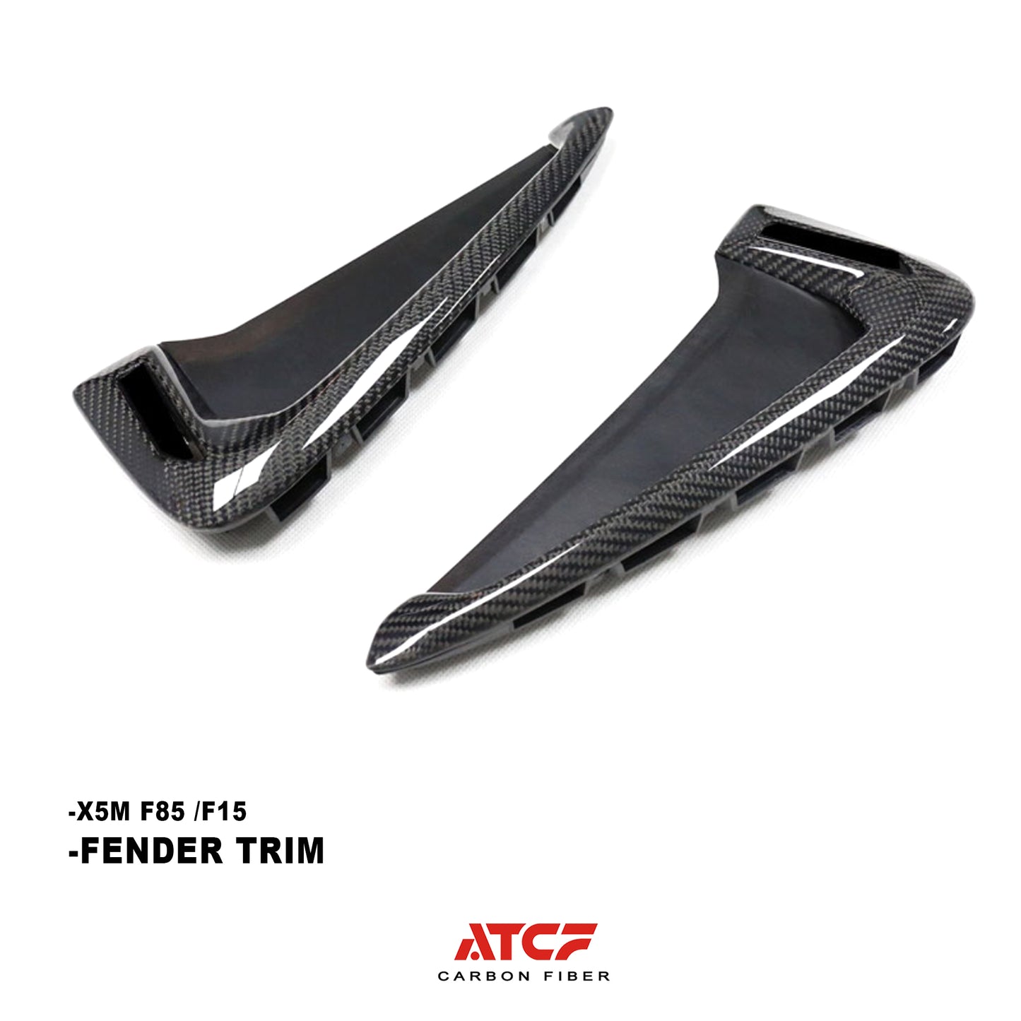 BMW X5M F85 F15 Carbon Fiber Fender vents trim Replacement