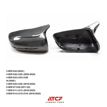 Calotte degli specchietti in fibra di carbonio per BMW G20 G22