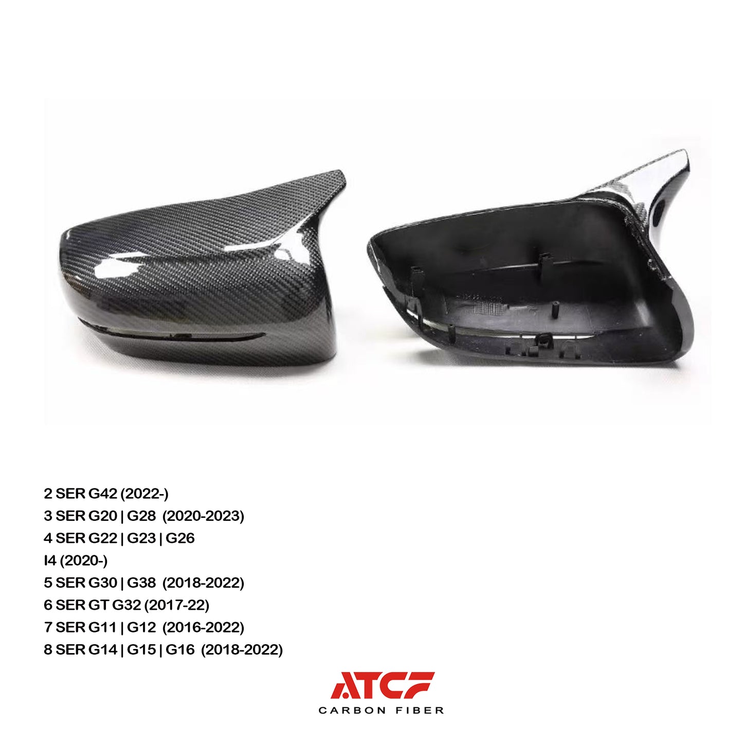 Calotte degli specchietti in fibra di carbonio per BMW G20 G22