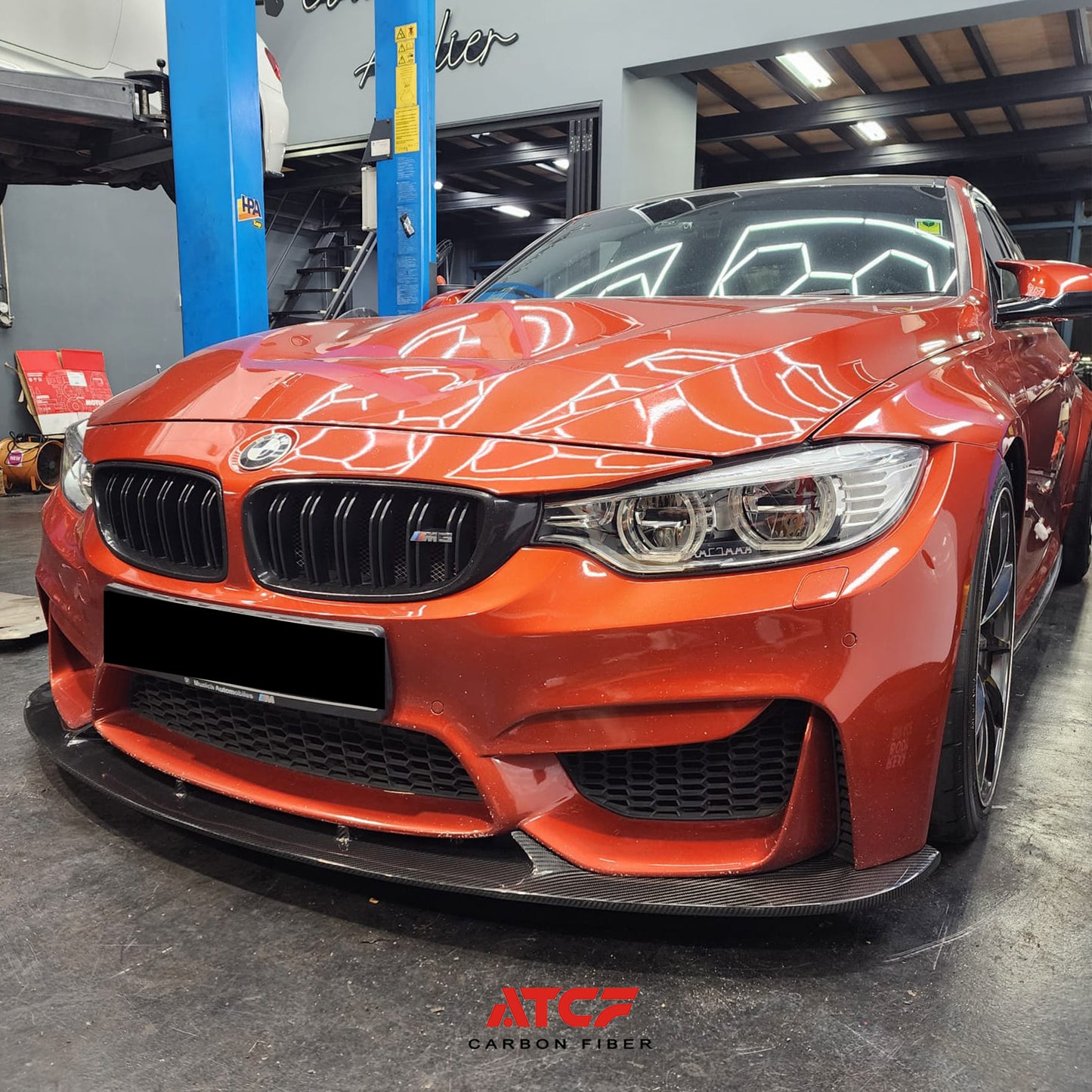 BMW F80/F81/F82/F83 Carbon Fiber 3D Front Lip