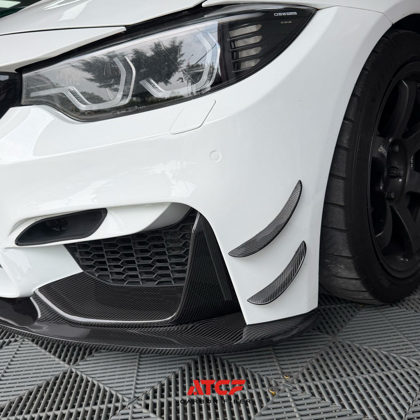 BMW F80 F82 F83  Carbon Fiber AC Front Canards
