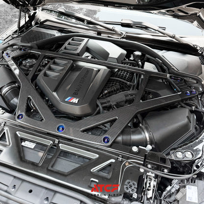 BMW G80/G81/G82/G83/G87 M2 M3 M4 Carbon Fiber Strut Brace CSL-3