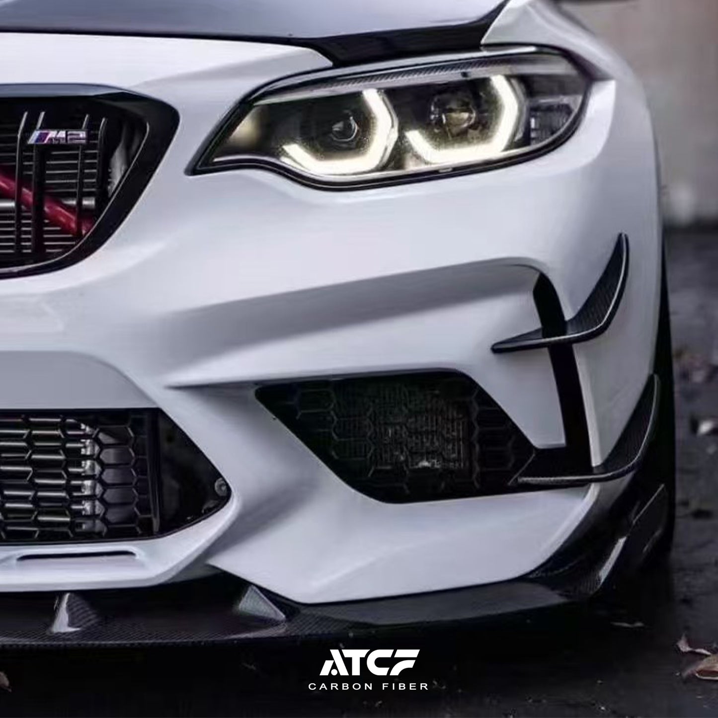 BMW F87 M2 M2C Carbon Fiber AC Front Canards