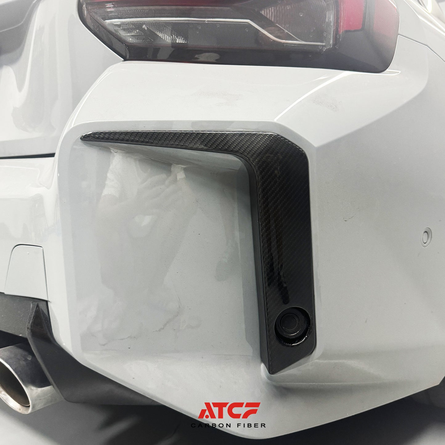 BMW G87 M2 Carbon Fiber Rear Bumper Trims