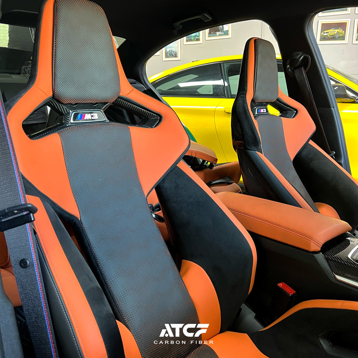 BMW  G80/G81/G82/G83/G87  Carbon Fiber Seat Center trim Cover