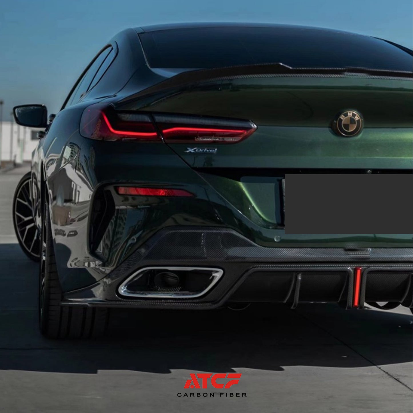 Diffusore in fibra di carbonio per BMW F98 X4M LCI