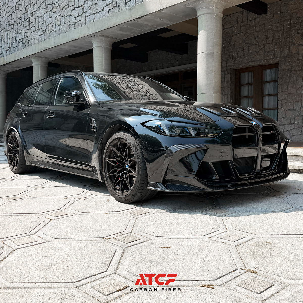 BMW G80/G81/G82/G83 M3 M4 Carbon Fiber CT Style Front Lip