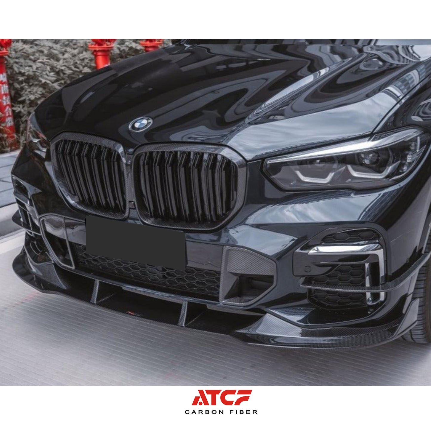 Spoiler/alettone superiore in fibra di carbonio per BMW X5 G05 LCI