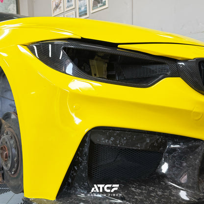 BMW F82 M4 Carbon Fiber  Headlight Delete Intake