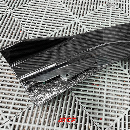 Diffusore AD in fibra di carbonio per BMW G87 M2, 3 pezzi