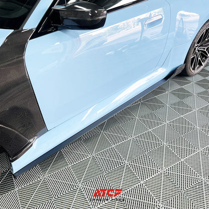 BMW G87 M2 Carbon Fiber  A style side skirts