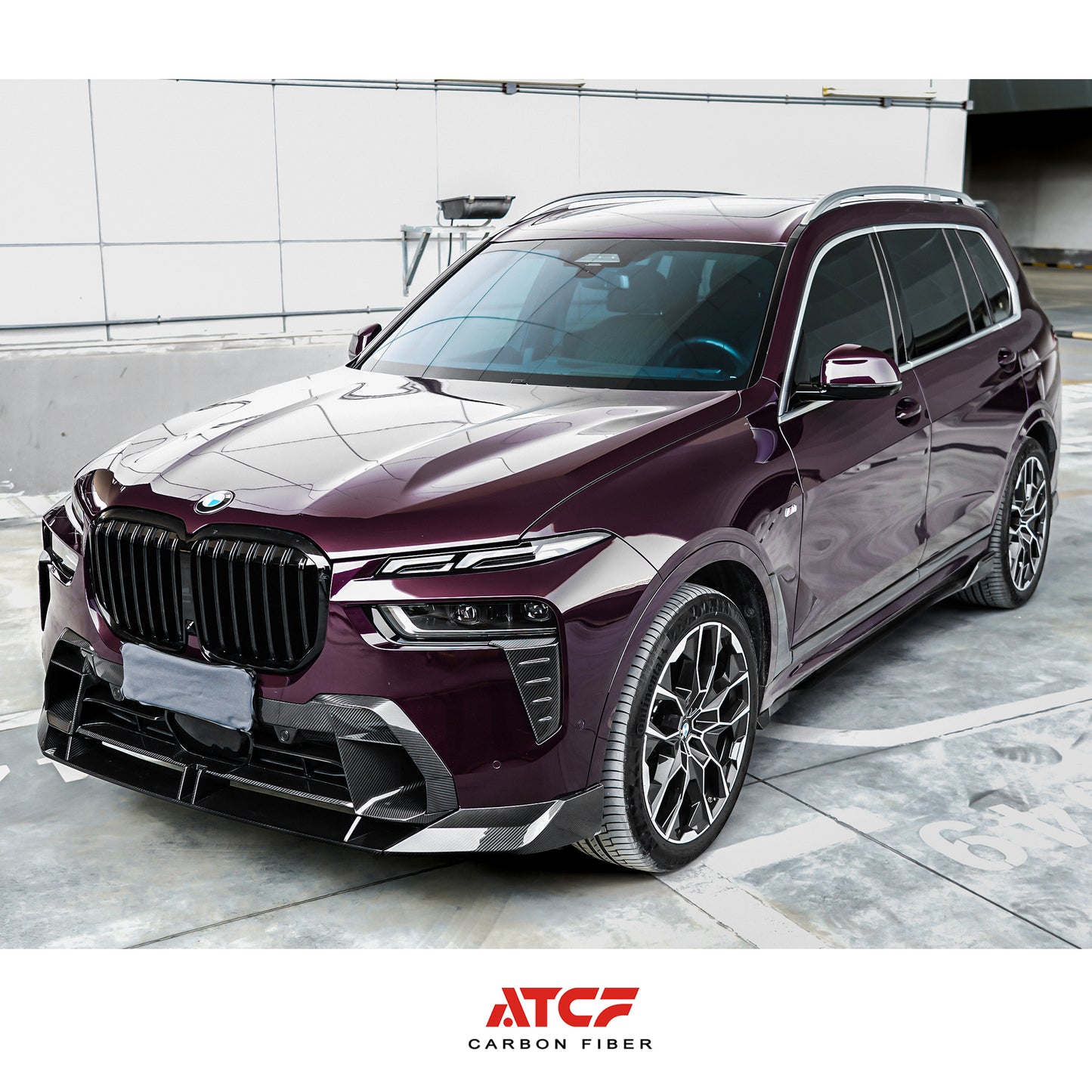 Spoiler/alettone superiore in fibra di carbonio per BMW X5 G05 LCI