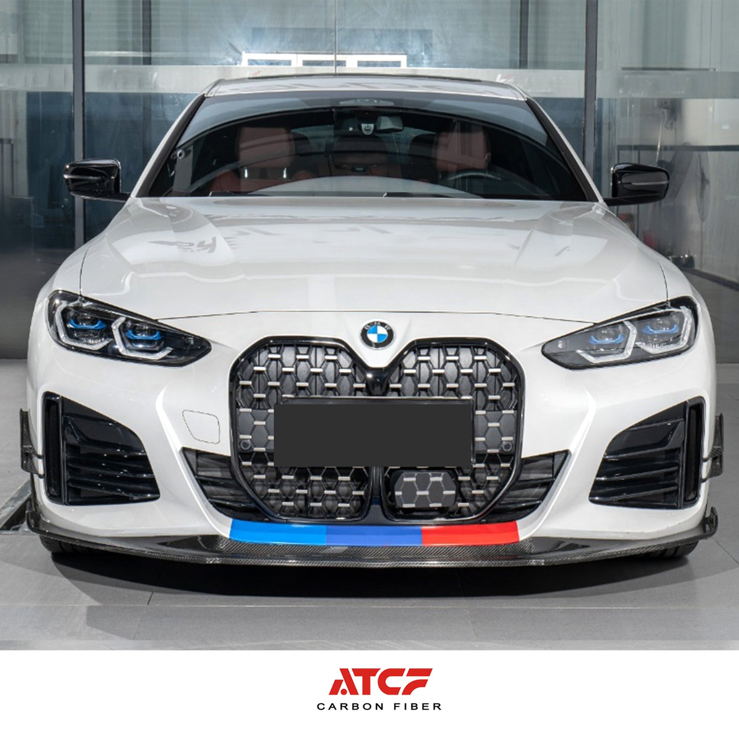 Labbro anteriore in fibra di carbonio per BMW G22 G23