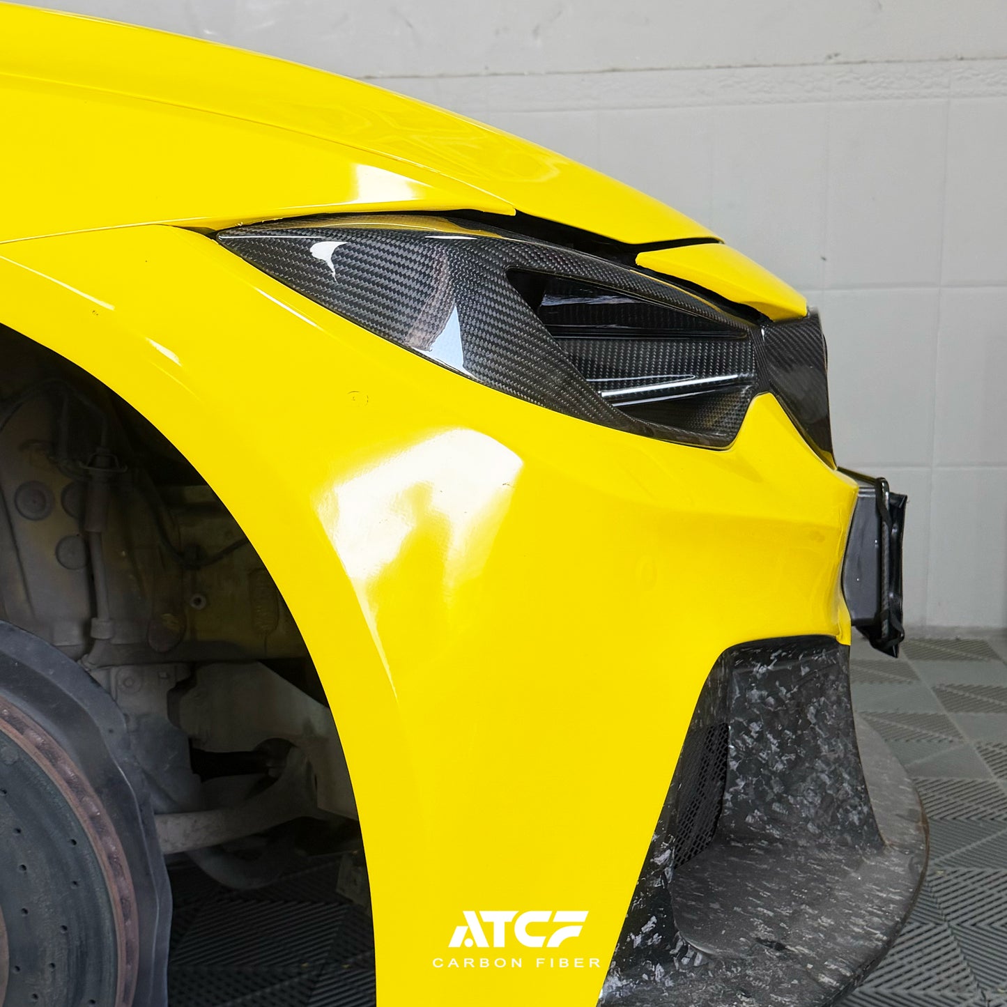 BMW F82 M4 Carbon Fiber  Headlight Delete Intake