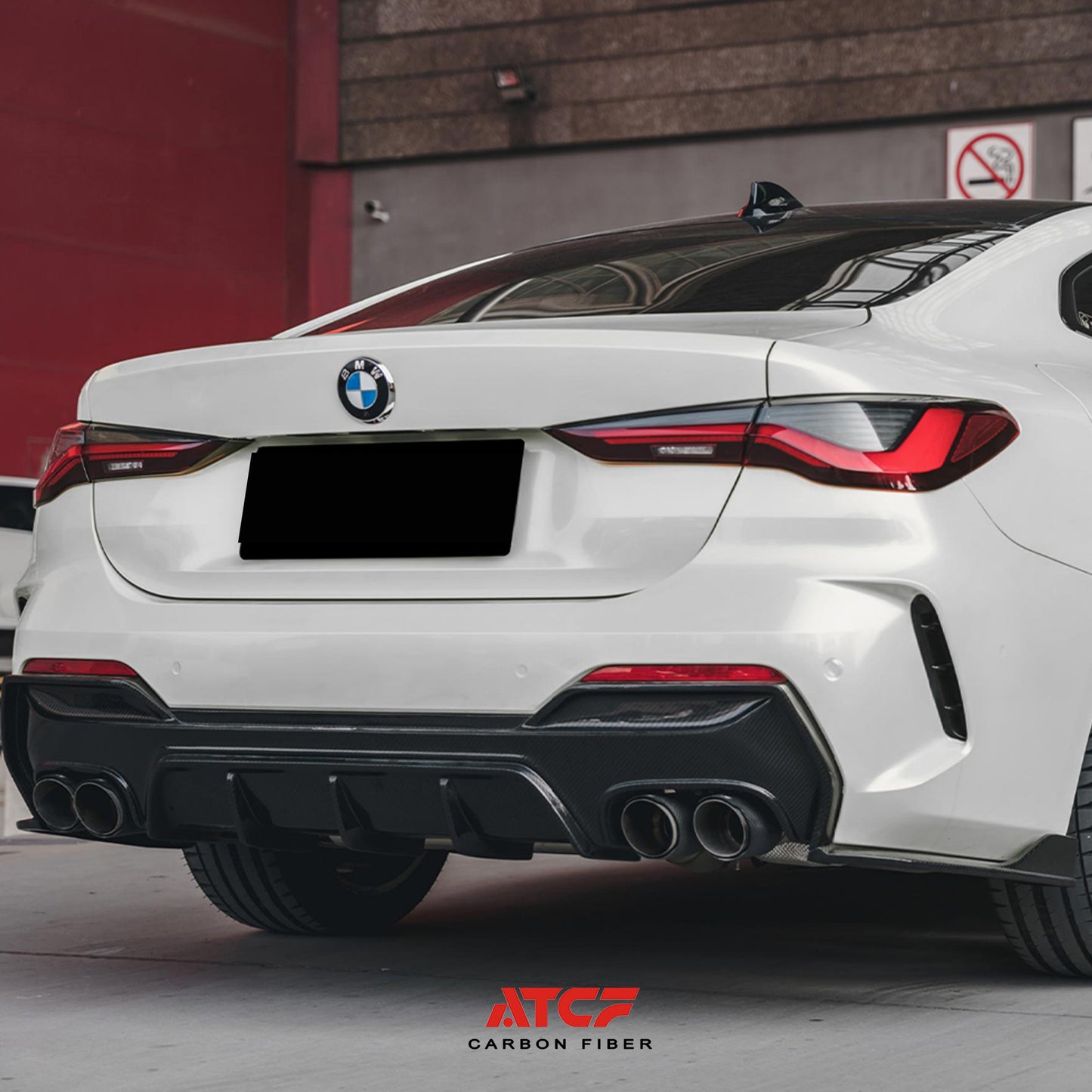 BMW G22 G23 Carbon Fiber Diffuser