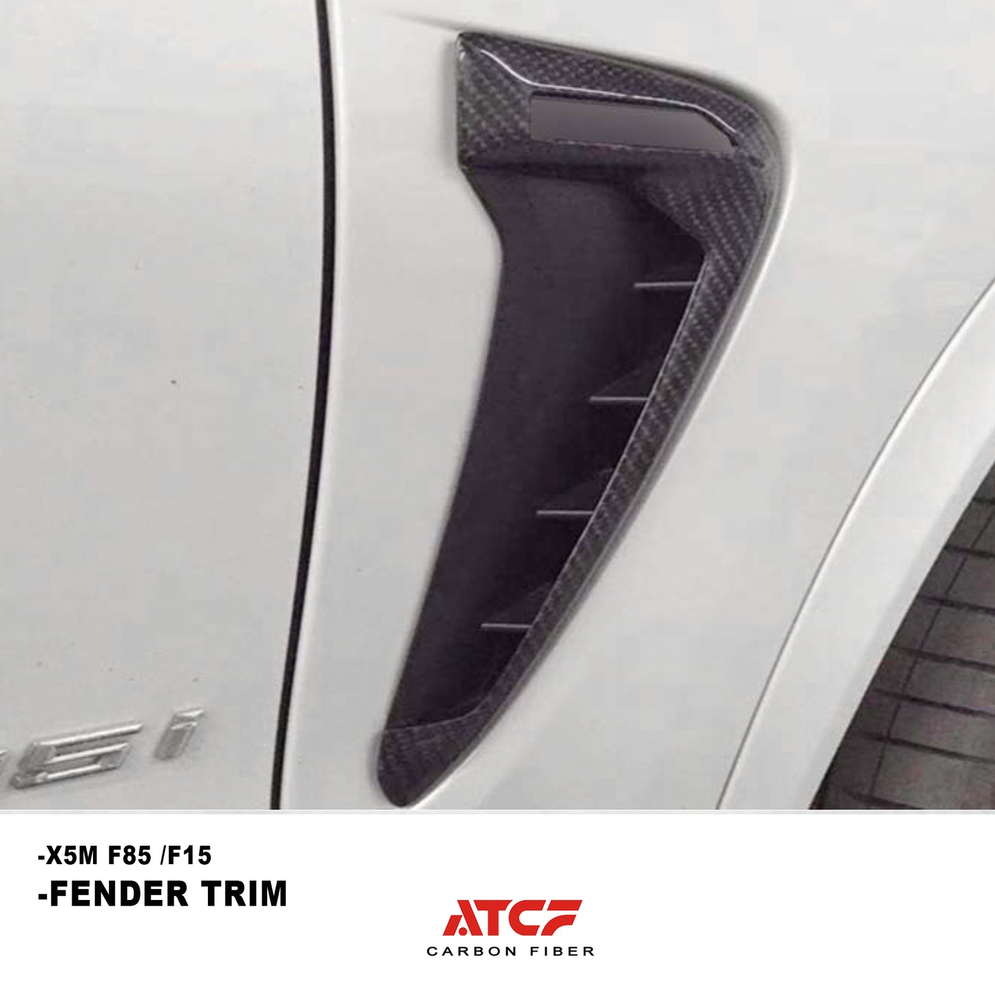 BMW X5M F85 F15 Carbon Fiber Fender vents trim Replacement