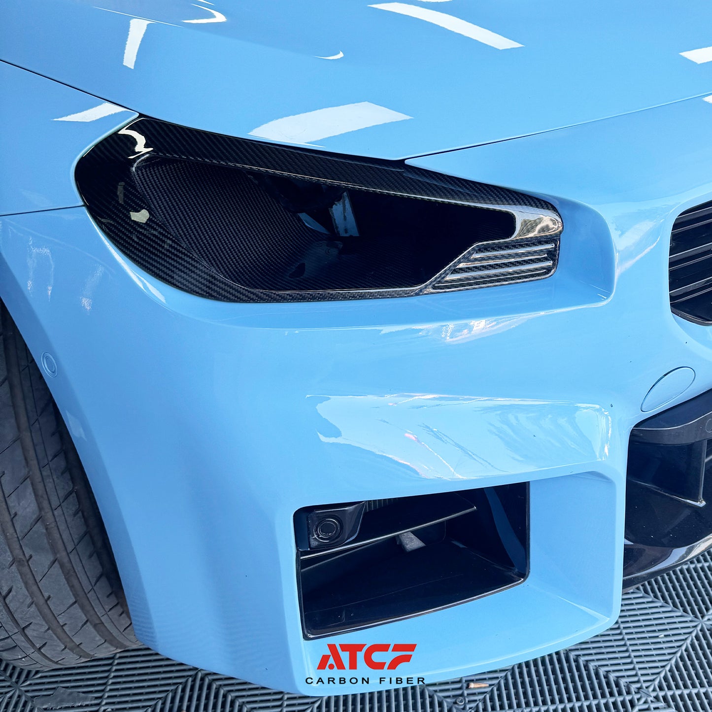 BMW G87 M2 G42 240iCarbon Fiber  Headlight Delete Intake Duct