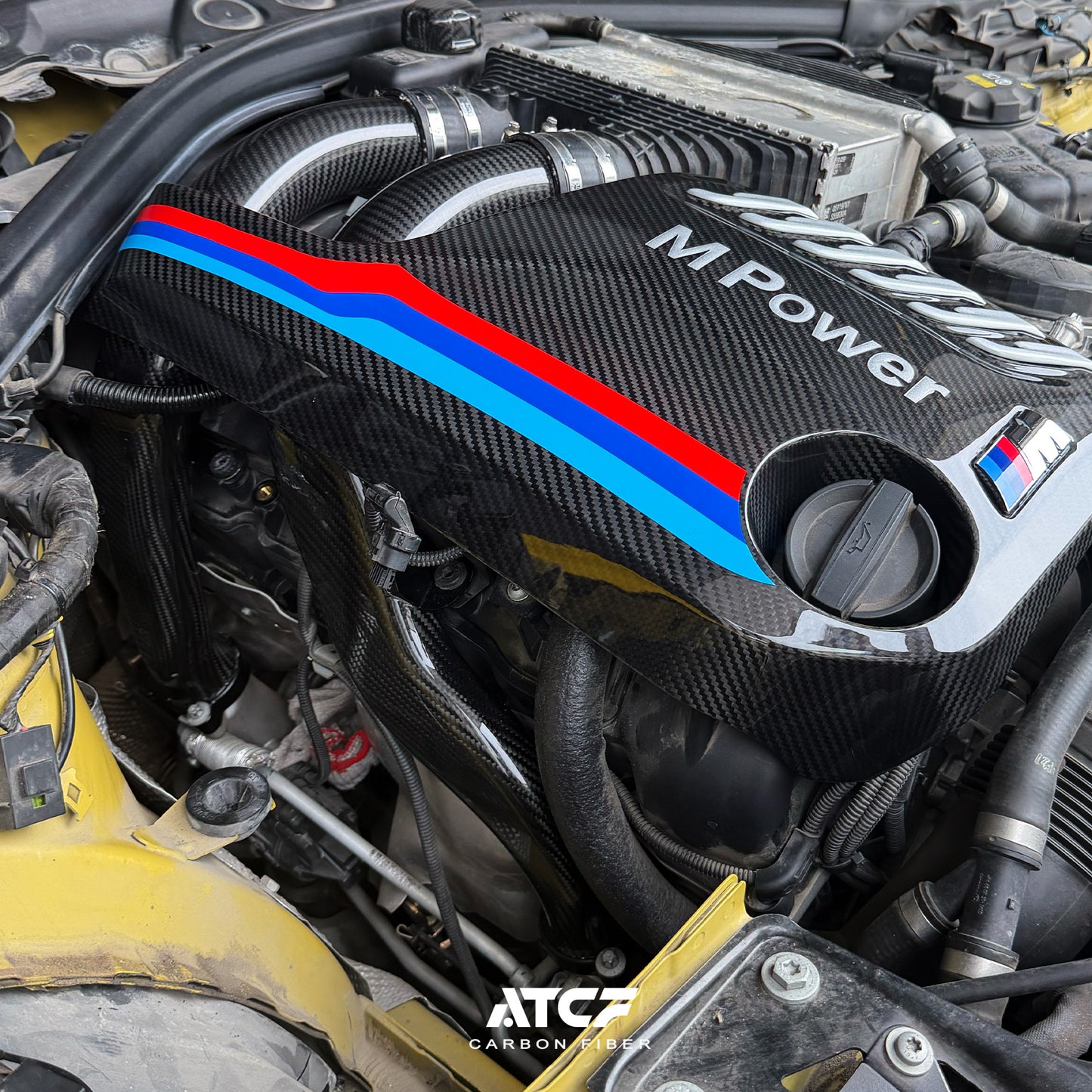 BMW F80 F82 F83 F87 M2C Carbon Fiber S55 Engine charge pipes