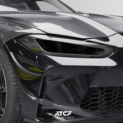 BMW G80 G82 M3M4Carbon Fiber  Headlight Delete Intake Duct
