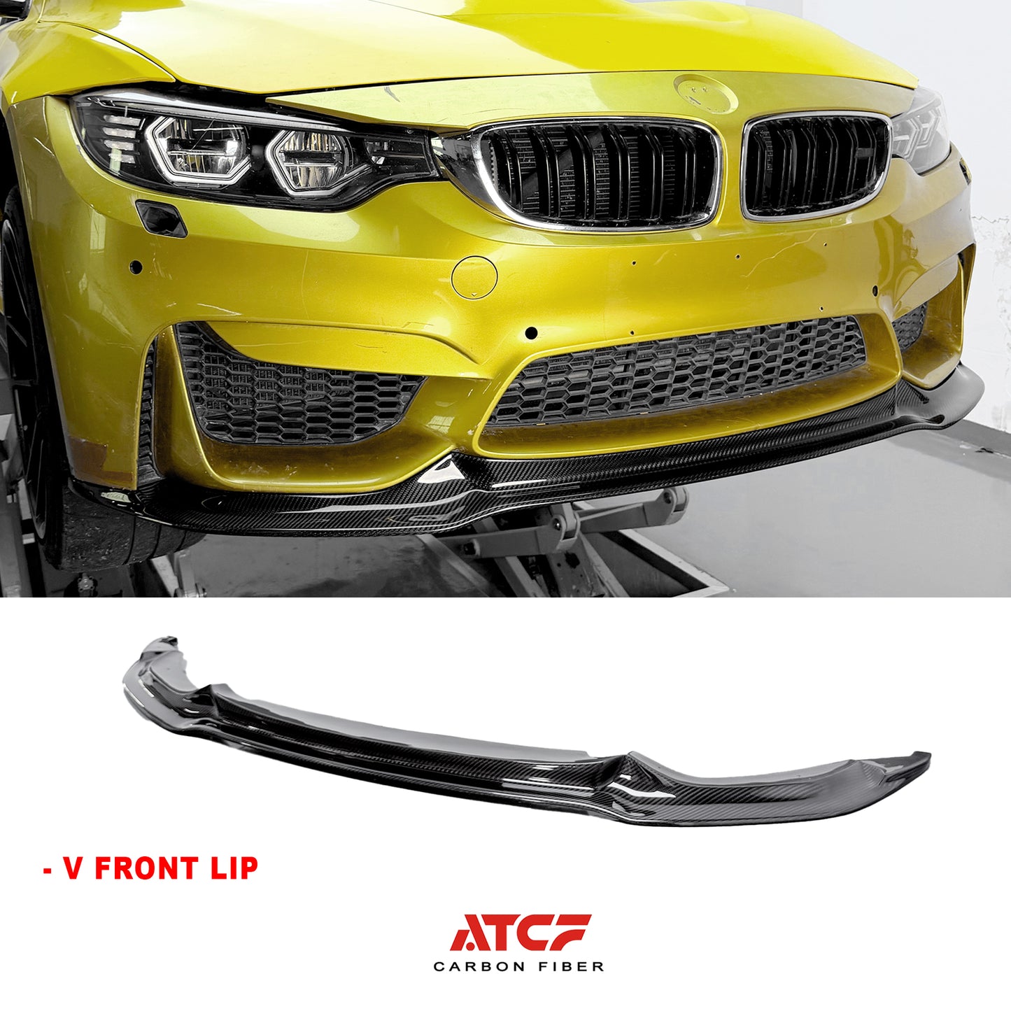 BMW F80 F82 F83  Carbon Fiber Vorsteiner front lip