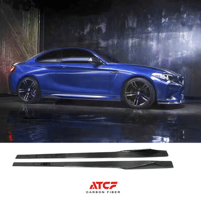 BMW F87 F87 M2 M2C Carbon Fiber MTC Side Skirts