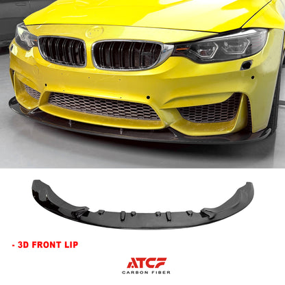 BMW F80/F81/F82/F83 Carbon Fiber 3D Front Lip