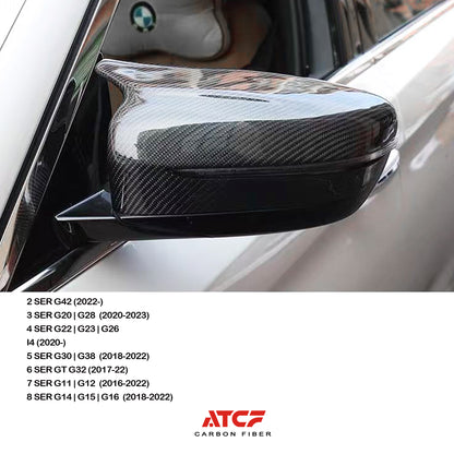 Calotte degli specchietti in fibra di carbonio per BMW G20 G22