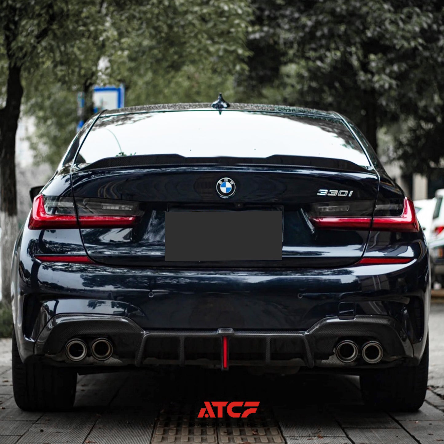 Labbro anteriore in fibra di carbonio per BMW G22 G23