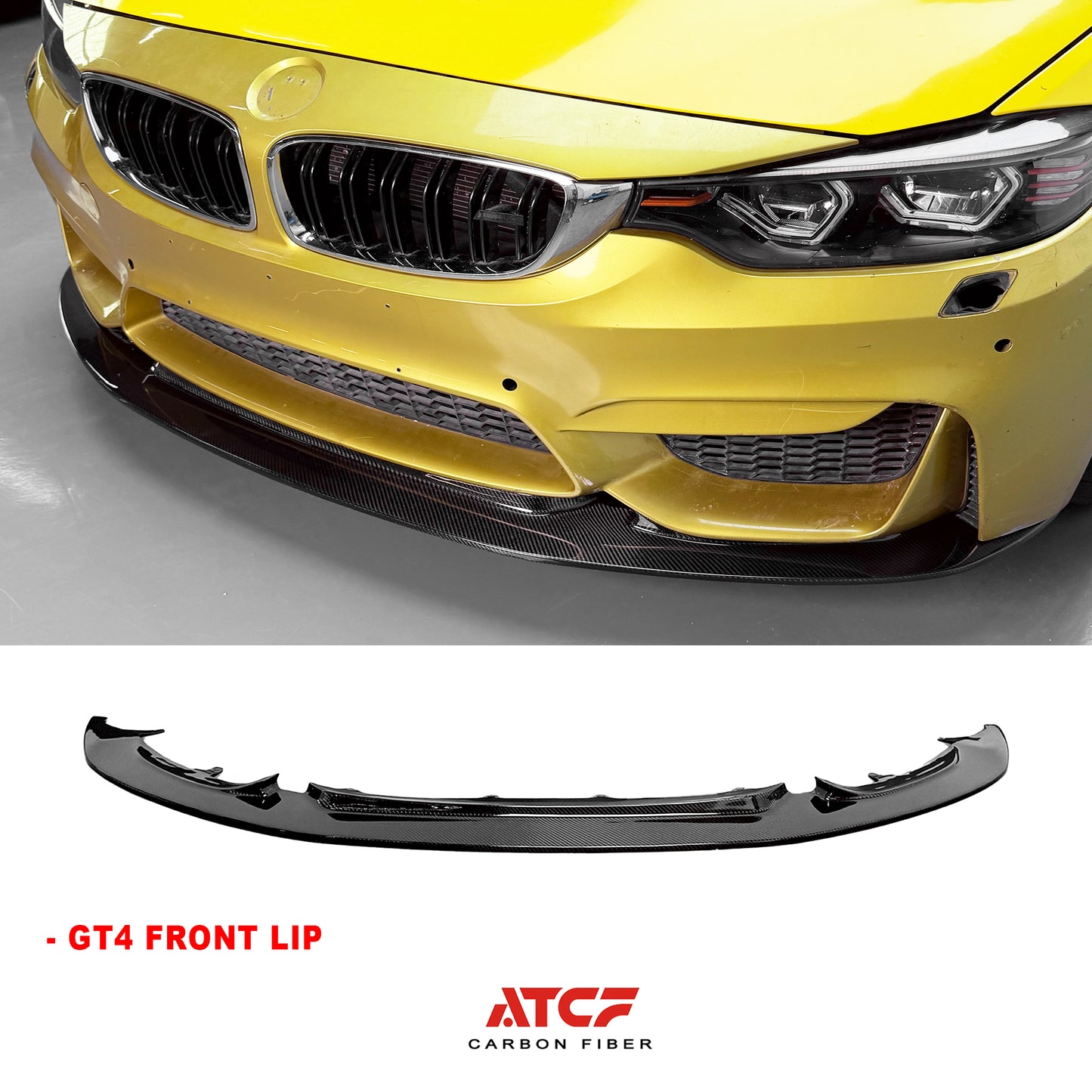 BMW F80 F82 F83  Carbon Fiber GT4 front lip