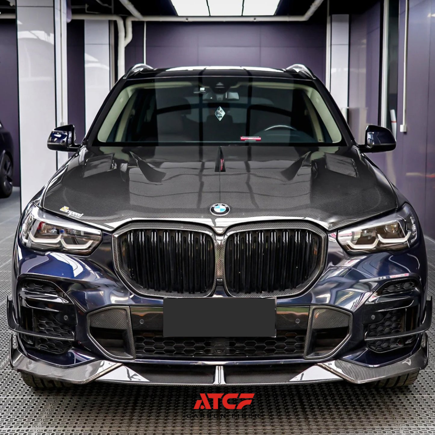 Spoiler/alettone superiore in fibra di carbonio per BMW X5 G05 LCI