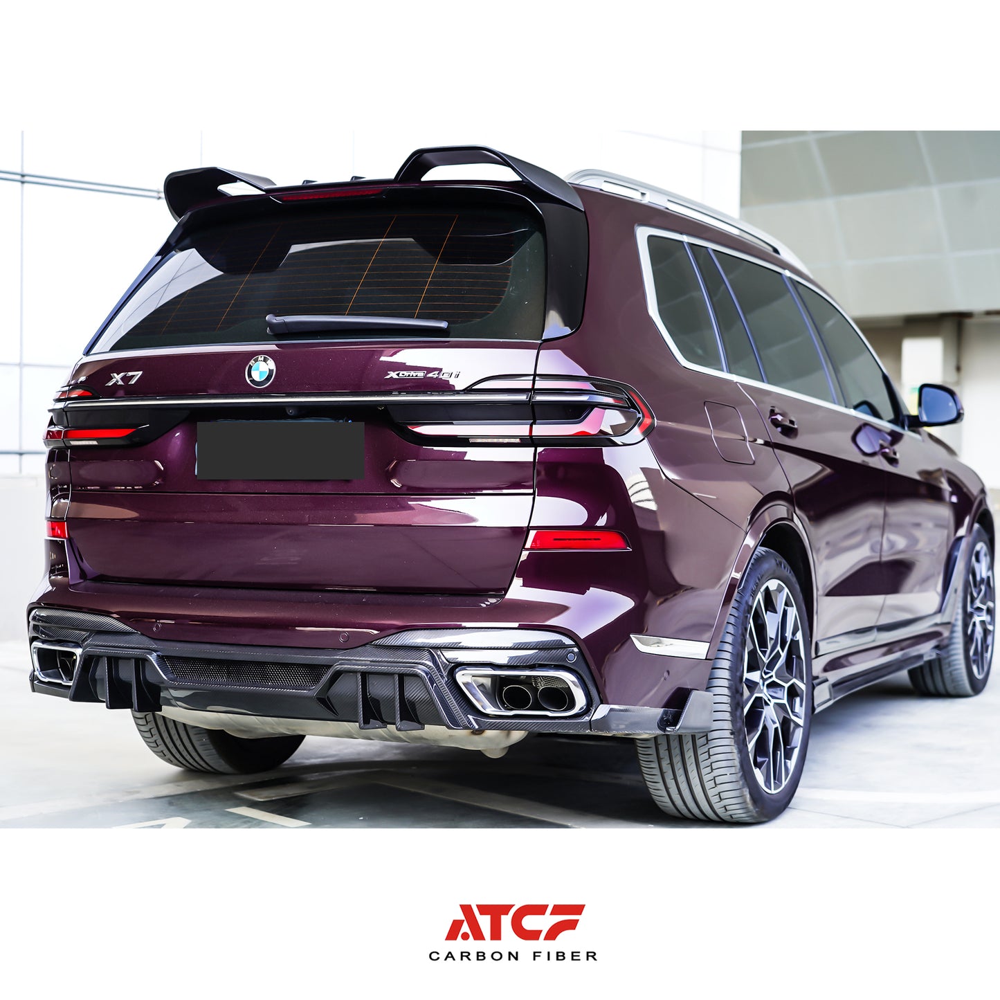 Spoiler/alettone superiore in fibra di carbonio per BMW X5 G05 LCI