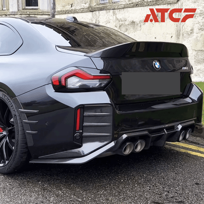 BMW G87 M2 Carbon Fiber Rear Fender Trims