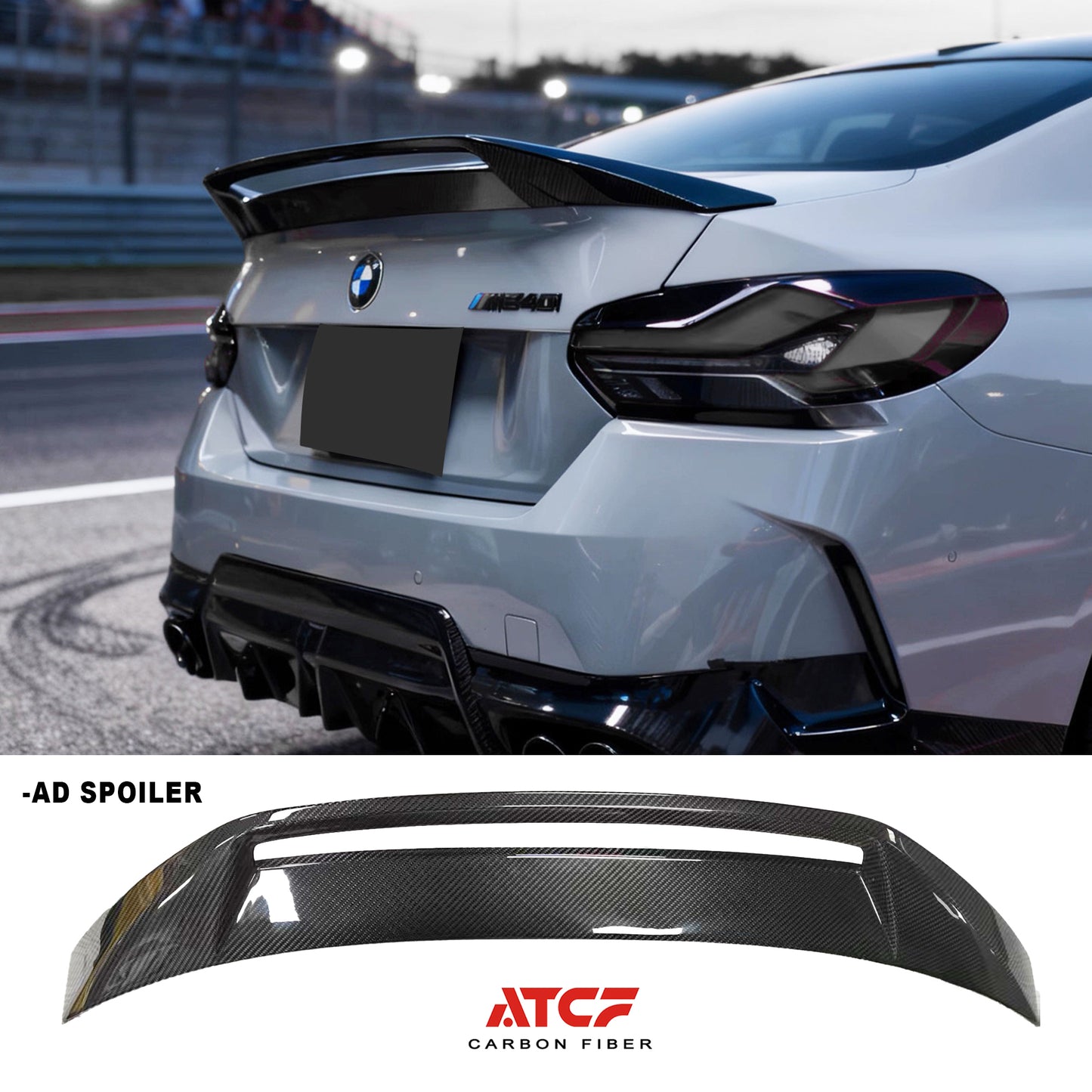 BMW G87 G42 240i Carbon Fiber Spoiler
