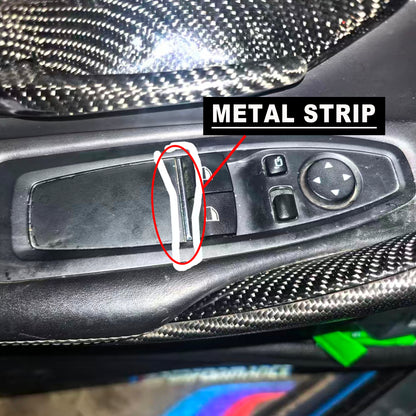 BMW F82 Dry Carbon Fiber Inner Door Button Cover