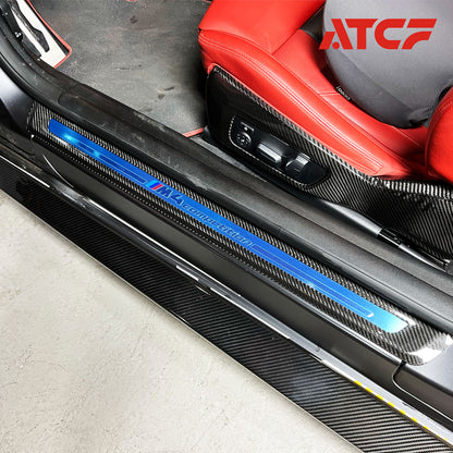 BMW  G22/G82/G83/G87 Carbon Fiber Door Sill 2pcs