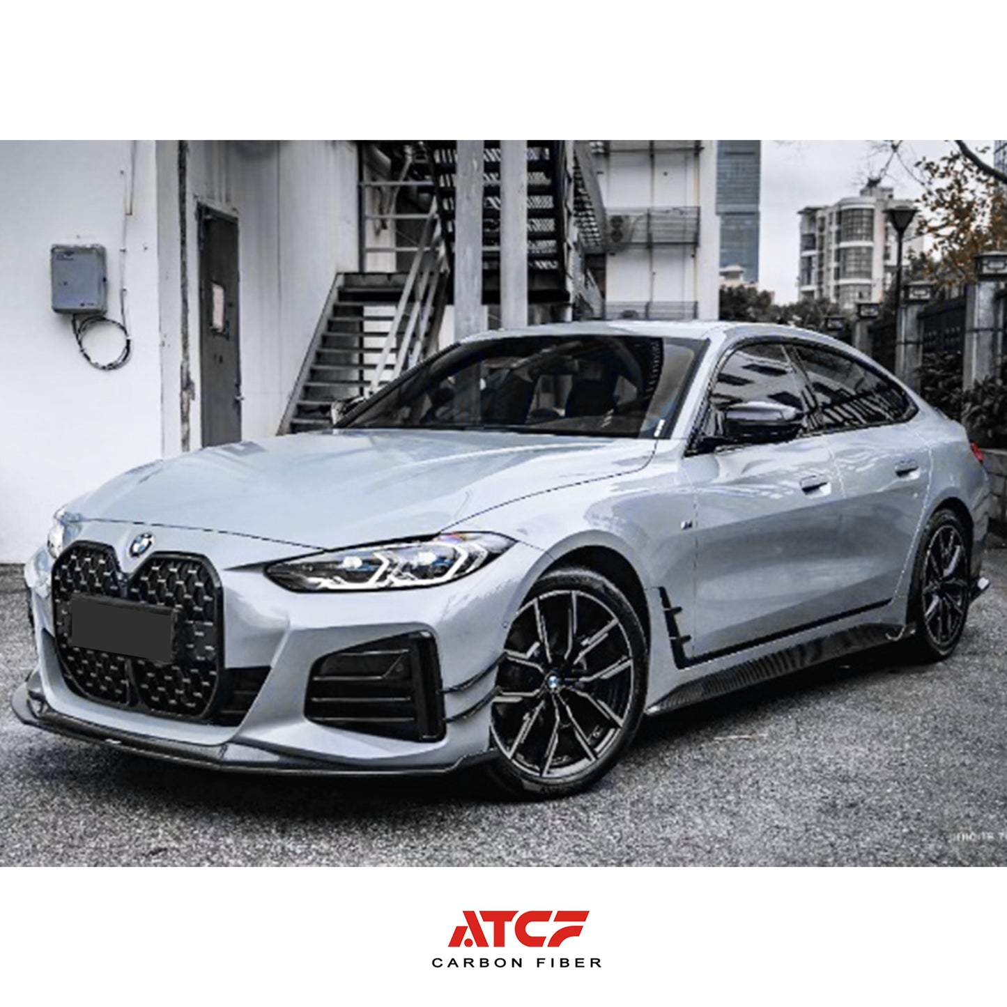 Labbro anteriore in fibra di carbonio per BMW G22 G23