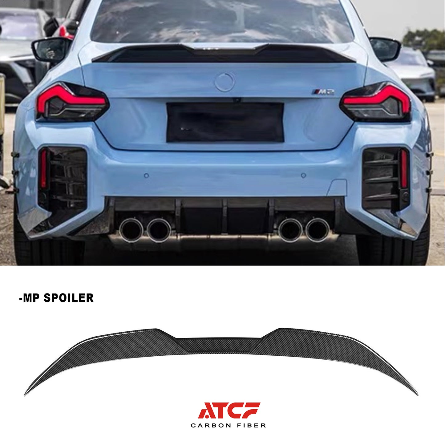 BMW G87 G42 240i Carbon Fiber Spoiler