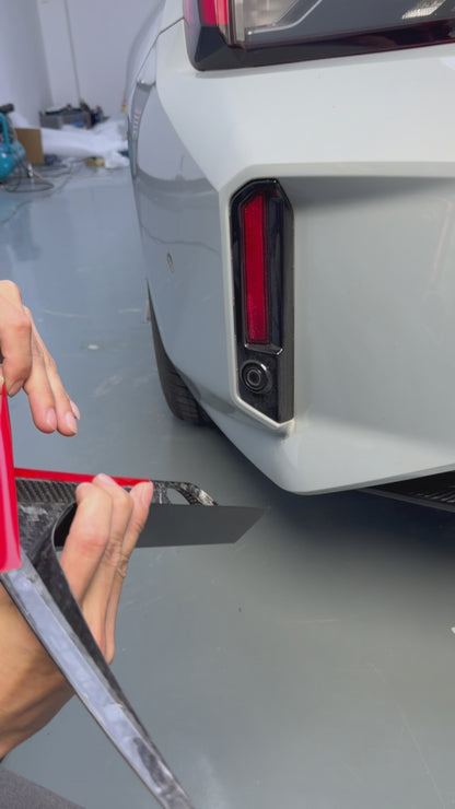 BMW G87 M2 Carbon Fiber Rear Bumper Trims
