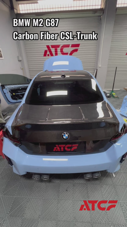BMW G87 M2 Baule CSL in fibra di carbonio