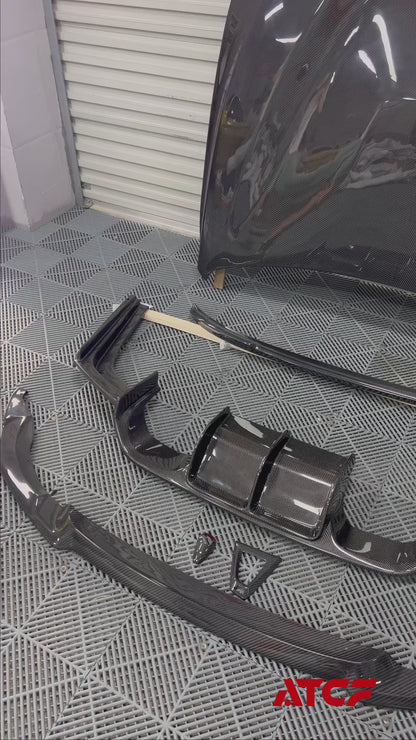 Diffusore BMW F80 F82 F83 V Style 1 set in fibra di carbonio