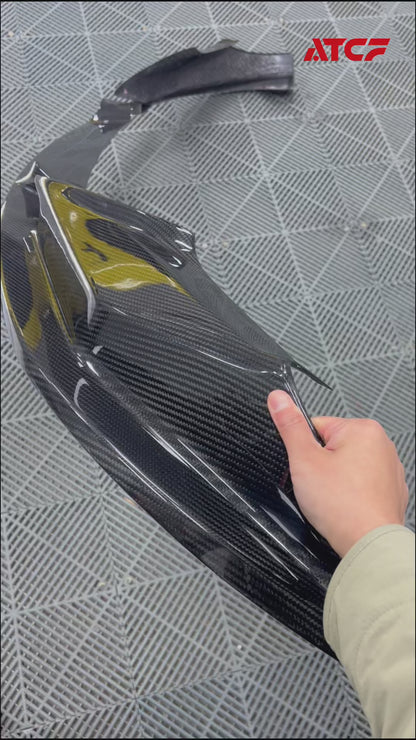 Labbro anteriore 3D in fibra di carbonio per BMW F90 M5