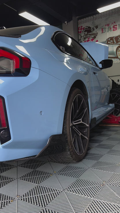 BMW G87 M2 Carbon Fiber AT Rear Splitters